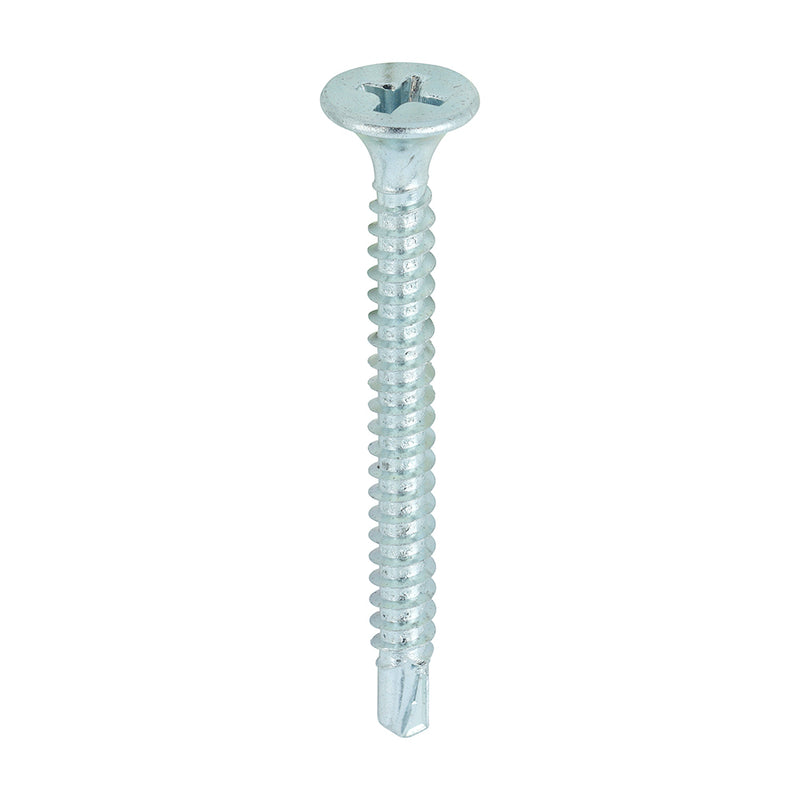 TIMCO Drywall Self-Drilling Bugle Head Silver Screws — Box