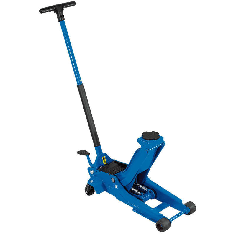Draper 01106 Draper Expert Professional Low Profile Garage Trolley Jack, 3 Tonne, Blue