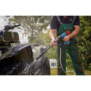 Draper 97533 D20 20V Cordless Pressure Washer Kit, 1 x 2.0Ah Battery, 1 x Fast Charger