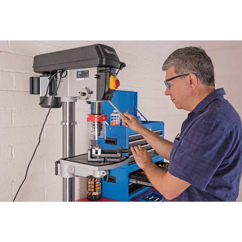 Draper 02016 230V 12 Speed Bench Drill, 600W