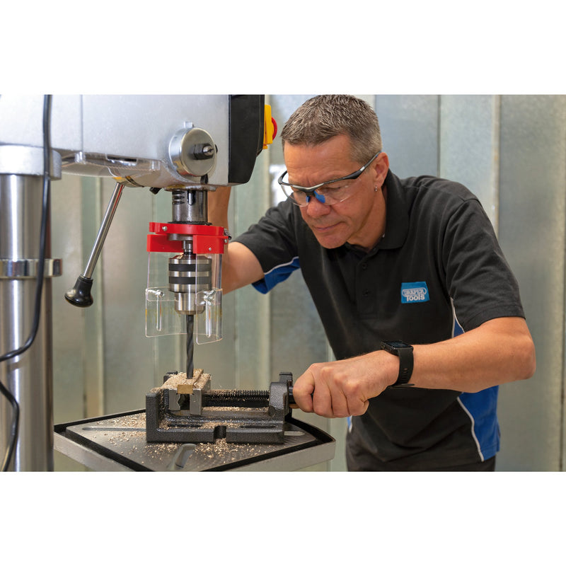 Draper 02019 230V 16 Speed Floor Standing Drill, 1100W