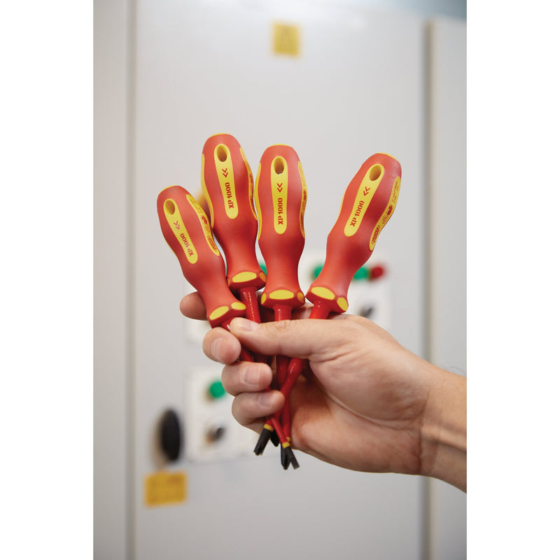 Draper 02164 XP1000® VDE Slimline Cross Slot Screwdriver, No.2 x 100mm