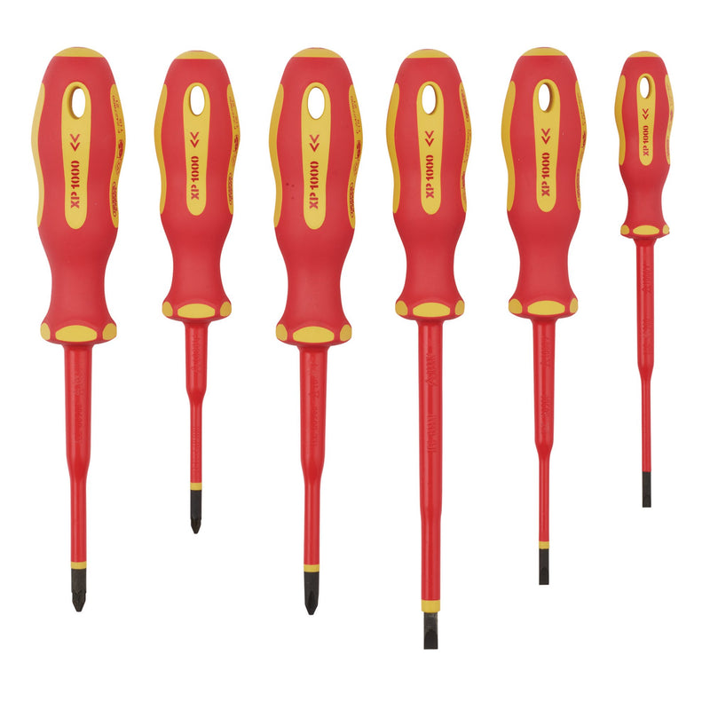 Draper 02167 XP1000® VDE Slimline Screwdriver Set (6 Piece)
