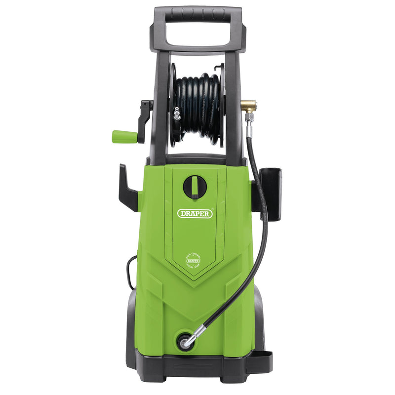 Draper 03095 230V Pressure Washer, 2200W, 165Bar, Green