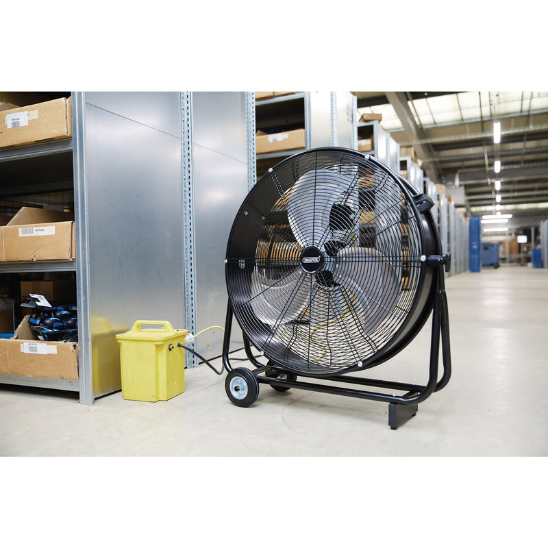 Draper 03365 110V Drum Fan, 24"/610mm, 125W