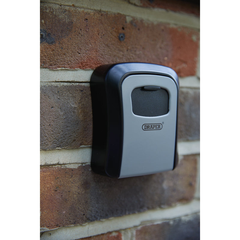 Draper 03387 Combination Lock Wall-Mounted Key Box