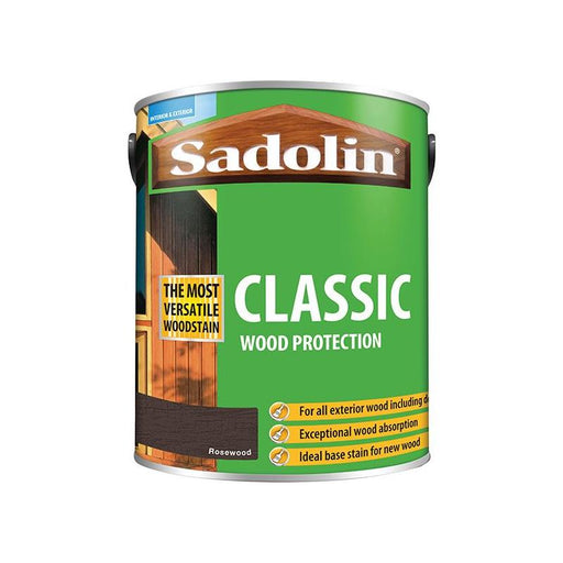 Sadolin Classic Wood Protection Rosewood 5 litre Sadolin - RockBottom Nothampton