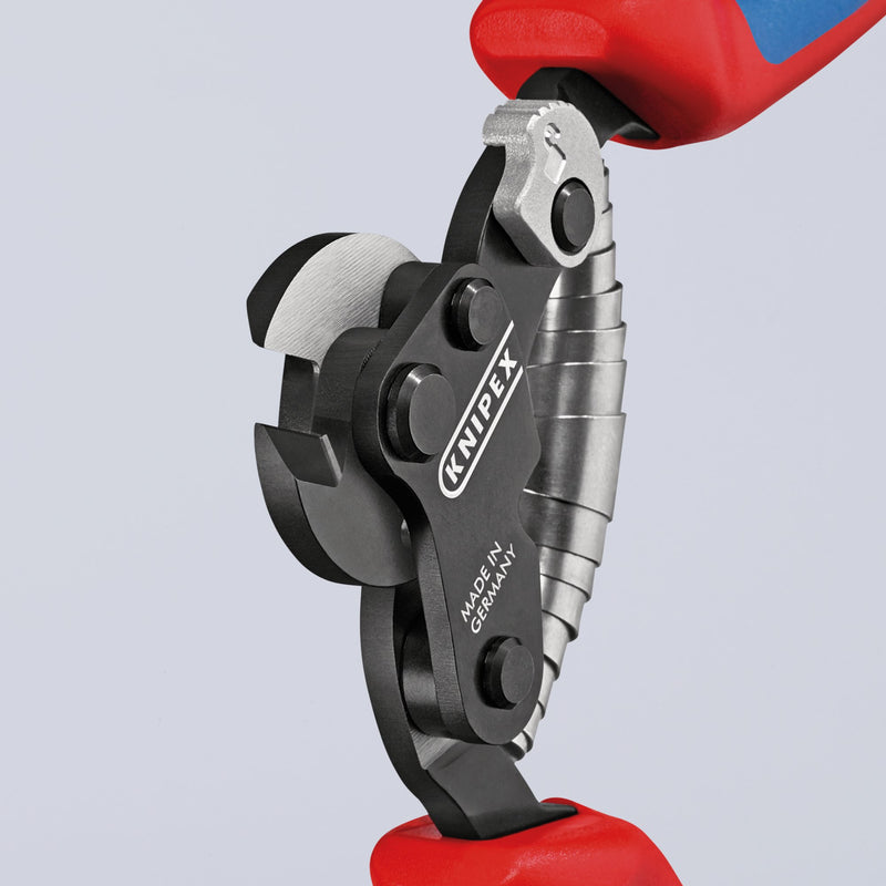 Draper 04598 KNIPEX 95 62 160 SB Wire Rope Cutter for High-Strength Wire Rope, 160mm