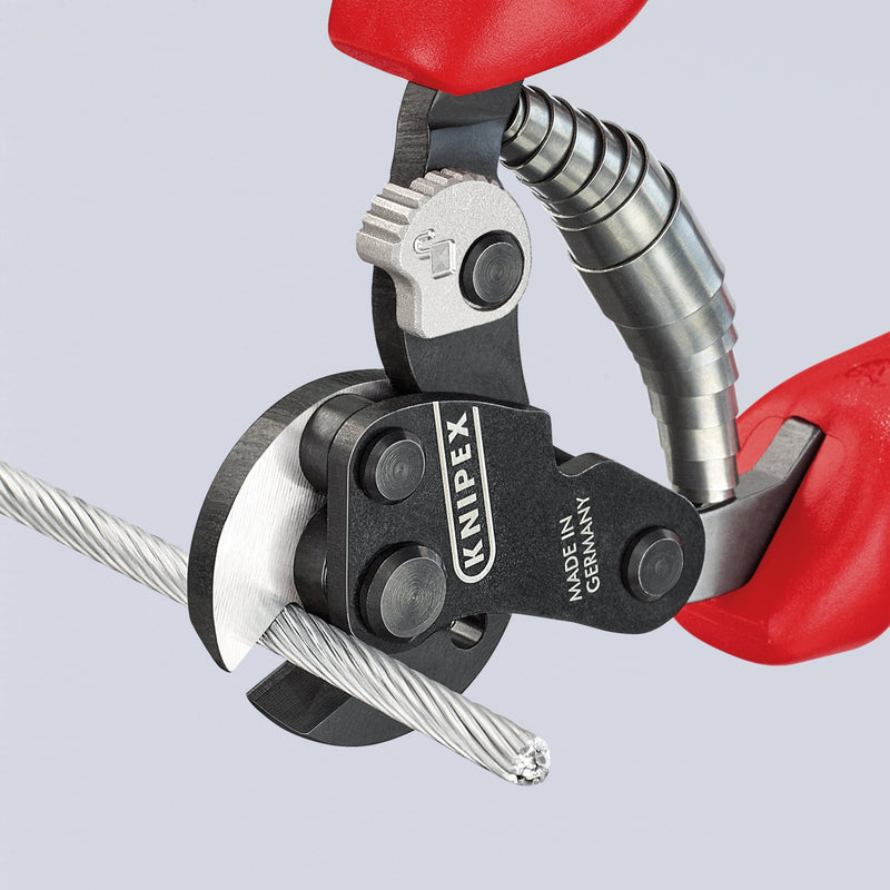 Draper 04598 KNIPEX 95 62 160 SB Wire Rope Cutter for High-Strength Wire Rope, 160mm