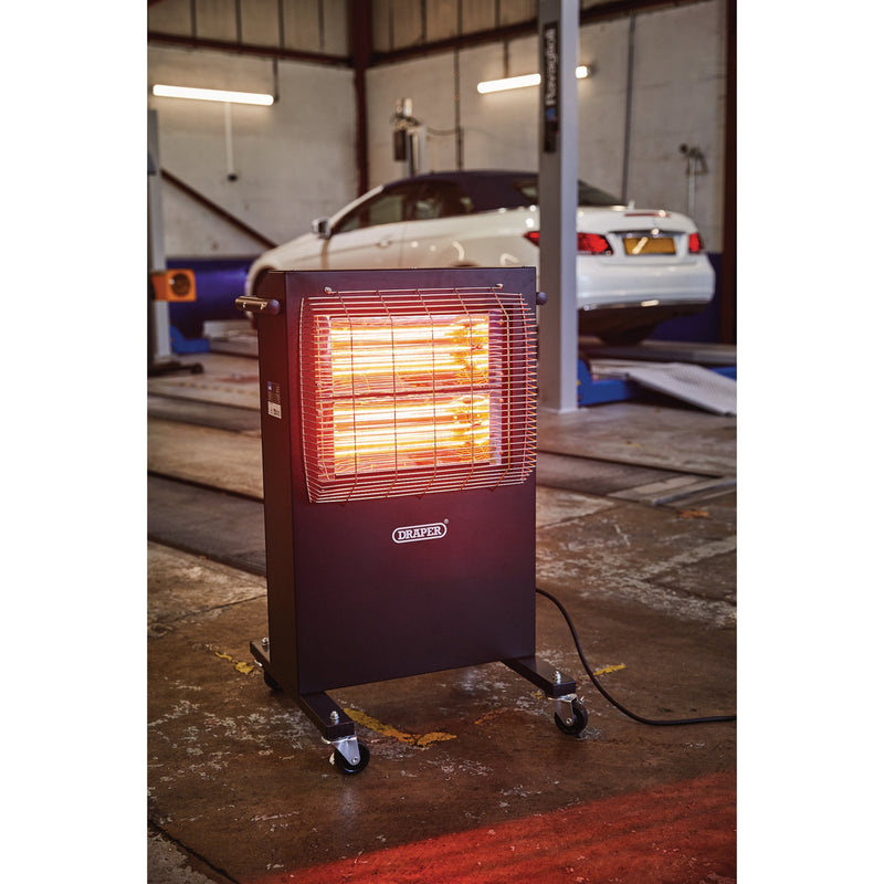 Draper 04745 230V Infrared Cabinet Heater, 2.8kW, 9553 BTU