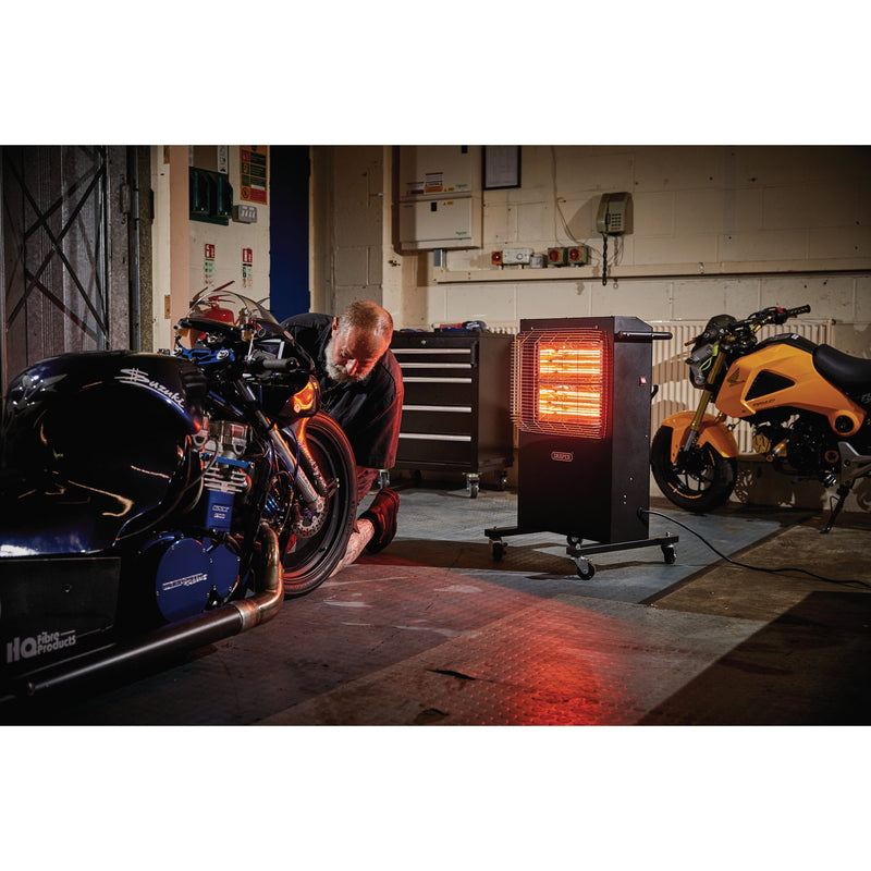 Draper 04745 230V Infrared Cabinet Heater, 2.8kW, 9553 BTU