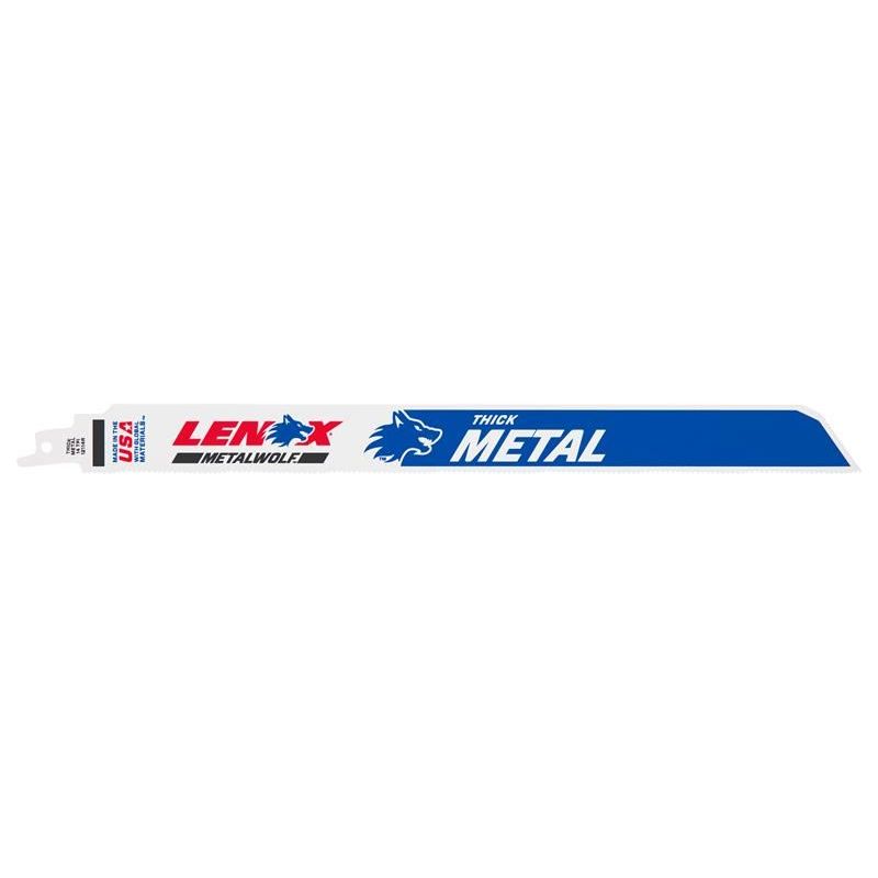 Lenox MetalWolf Wave Edge Reciprocating Saw Blade 305 x 25 x 1.07mm 14 TPI (Pack 25) LENOX - RockBottom Northampton