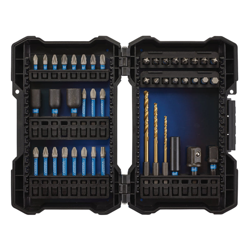 Draper 04931 Draper Expert Impact Screwdriver Bit Set, 1/4" Hex (44 Piece)