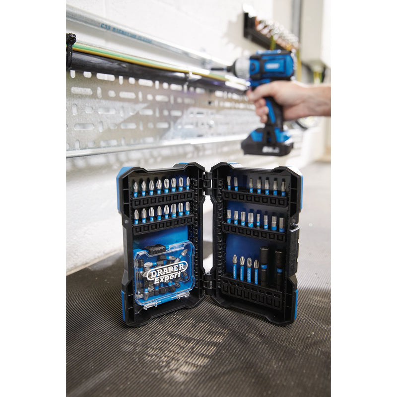 Draper 04932 Draper Expert Impact Screwdriver Bit Set, 1/4" Hex (65 Piece)