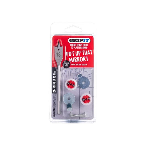 Gripit Mirror Kit, Clam Pack Gripit - RockBottom Northampton