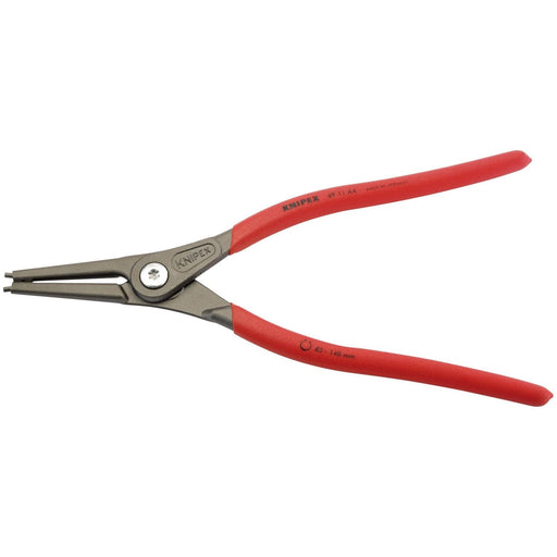Draper 75092 KNIPEX 49 11 A4 SB Precision Circlip Pliers For External Circlips On Shafts, 320mm
