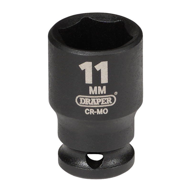 Draper 05016 Draper HI-TORQ® 6 Point Impact Socket, 1/4" Sq. Dr., 11mm