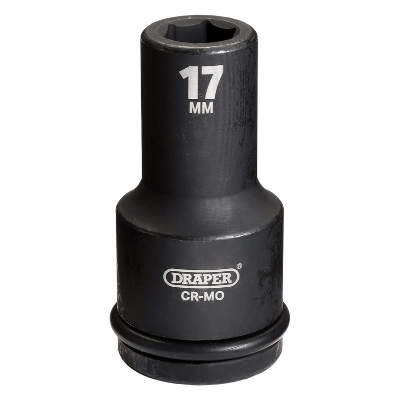 Draper 05049 Draper Hi-TORQ® Deep Impact Socket, 3/4" Sq. Dr., 17mm
