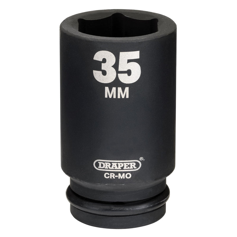 Draper 05066 Draper Hi-TORQ® Deep Impact Socket, 3/4" Sq. Dr., 35mm