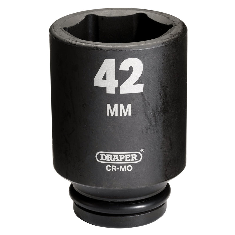 Draper 05073 Draper Hi-TORQ® Deep Impact Socket, 3/4" Sq. Dr., 42mm