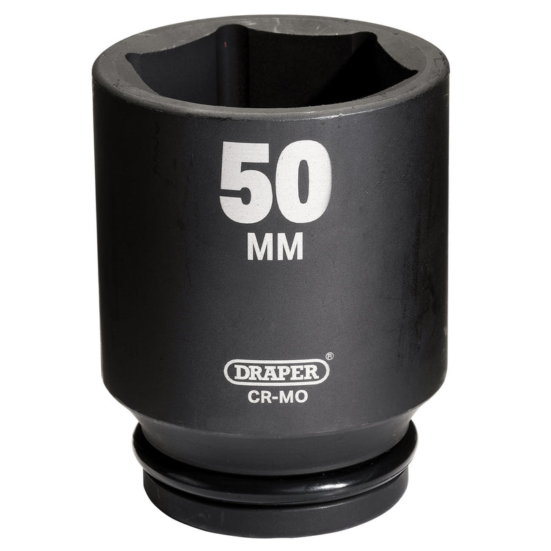 Draper 05081 Draper Hi-TORQ® Deep Impact Socket, 3/4" Sq. Dr., 50mm