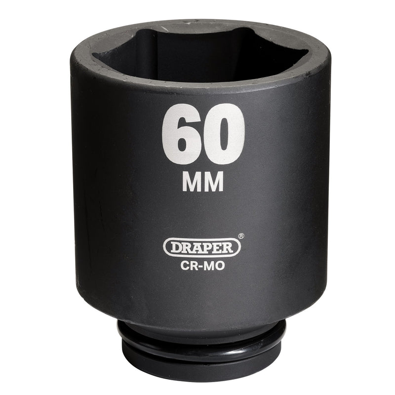 Draper 05088 Draper Hi-TORQ® Deep Impact Socket, 3/4" Sq. Dr., 60mm