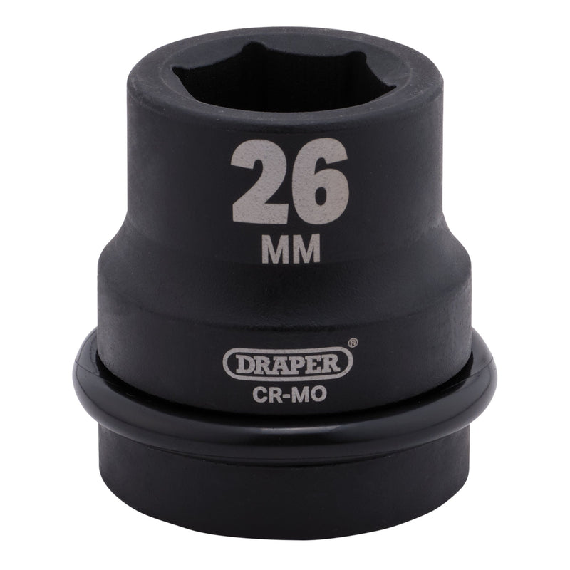 Draper 05107 Draper Hi-TORQ® Impact Socket, 1" Sq. Dr., 26mm