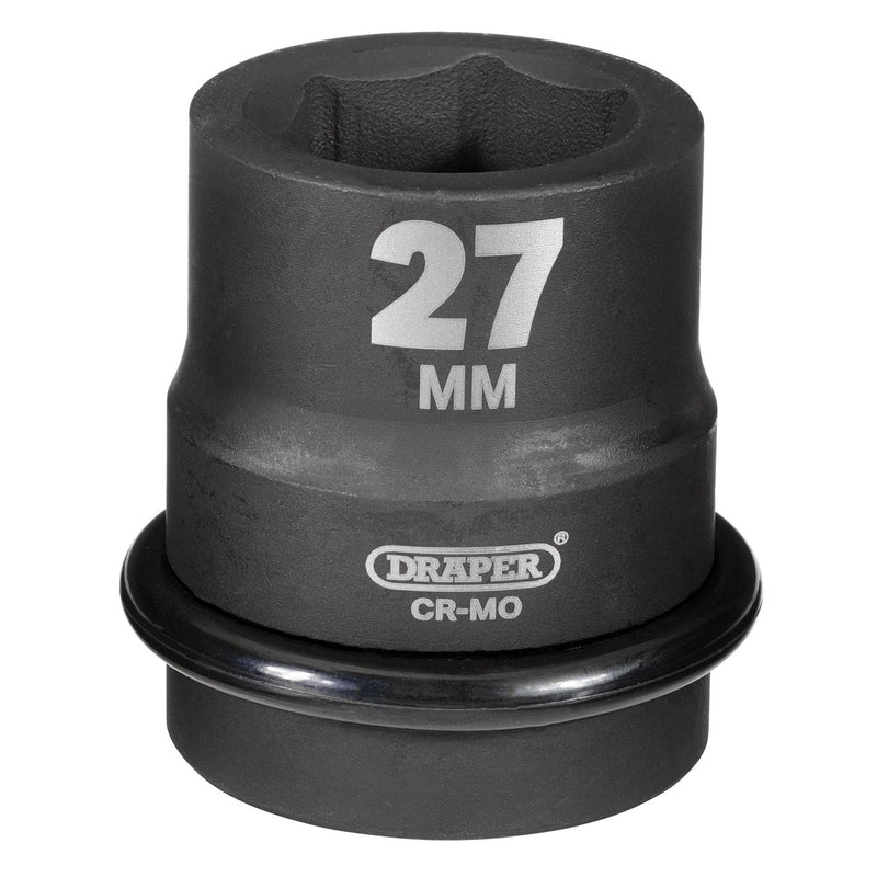 Draper 05108 Draper HI-TORQ® 6 Point Impact Socket, 1" Sq. Dr., 27mm