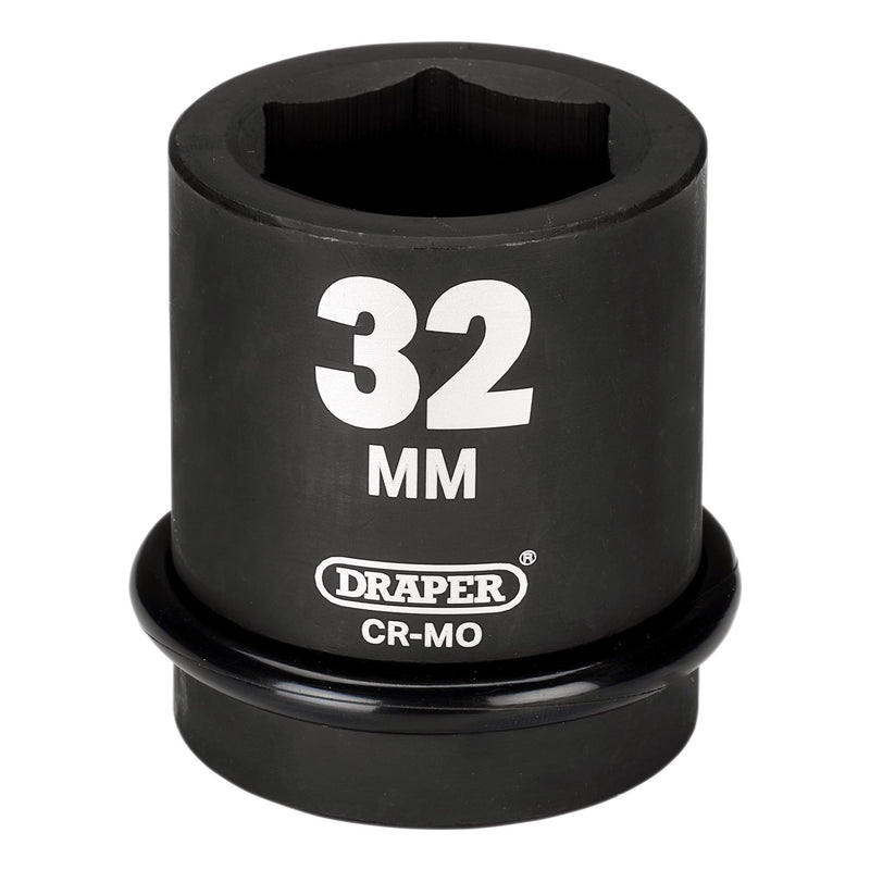Draper 05112 Draper HI-TORQ® 6 Point Impact Socket, 1" Sq. Dr., 32mm
