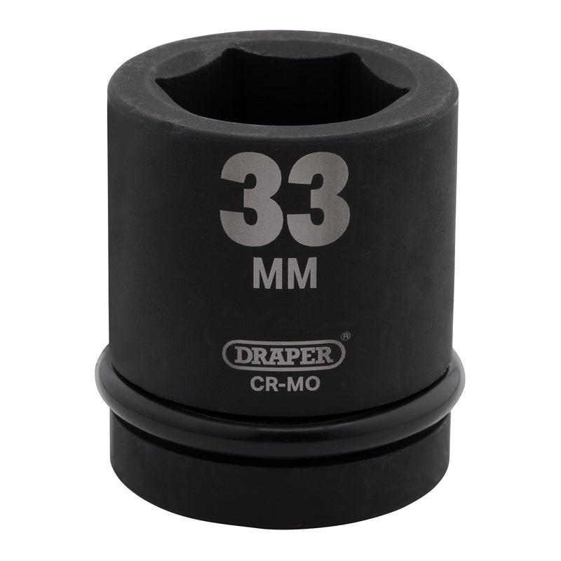 Draper 05113 Draper Hi-TORQ® Impact Socket, 1" Sq. Dr., 33mm