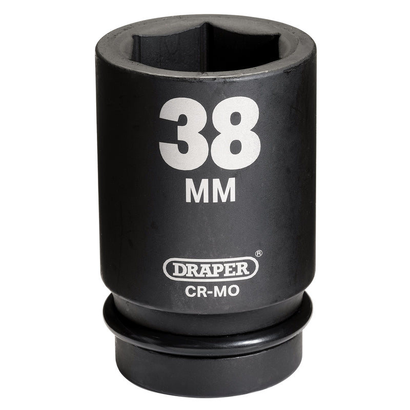 Draper 05151 Draper Hi-TORQ® Deep Impact Socket, 1" Sq. Dr., 38mm