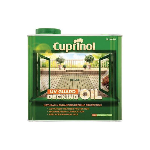 Cuprinol UV Guard Decking Oil Natural 2.5 litre Cuprinol - RockBottom Northampton