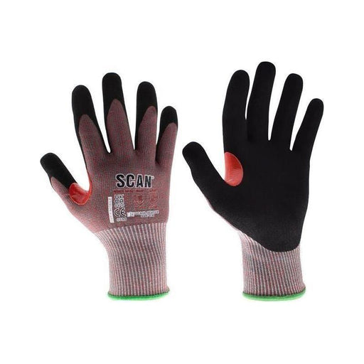 Scan Nitrile Palm Cut F Gloves - XXL (Size 11) Scan - RockBottom Nothampton