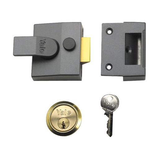 Yale Locks 84 Standard Nightlatch 40mm Backset DMG Finish Box Yale Locks - RockBottom Northampton