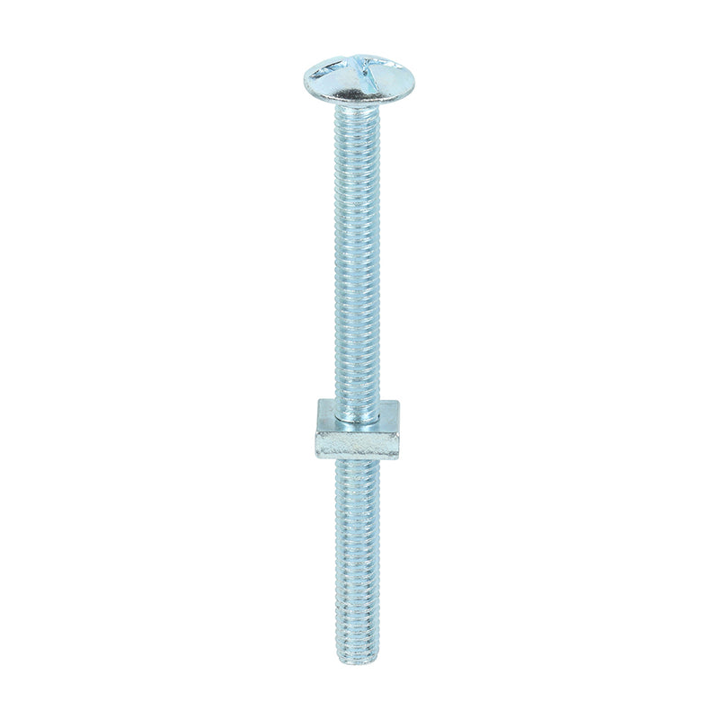 TIMCO Roofing Bolts & Square Nuts Silver — Box