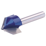 Draper 75337 TCT Router Bit, 1/4" Groove 19mm x 90&deg;