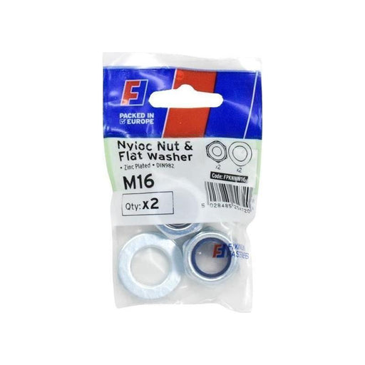 Forgefix Nyloc Nut & Washer M16 ForgePack 2 ForgeFix - RockBottom Northampton