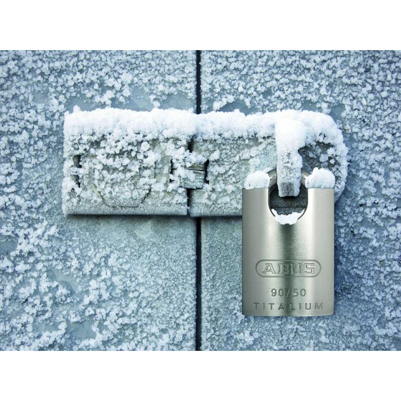Abus Mechanical 90RK/50 TITALIUM™ Padlock Closed Shackle Carded ABUS Mechanical - RockBottom Northampton 
