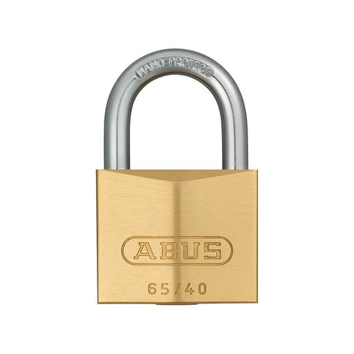 Abus Mechanical 65/40mm Brass Padlock Keyed Alike 6406 ABUS Mechanical - RockBottom Northampton 