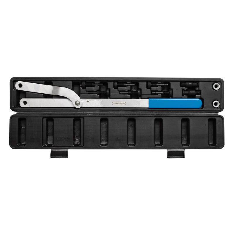 Draper 07116 Universal Pulley Holder and Fan Clutch Set (11 Piece)