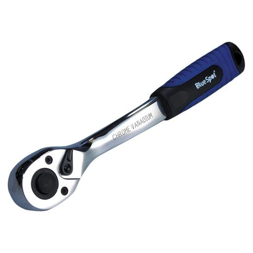 Bluespot Tools Soft Grip Ratchet 72 Teeth 3/8in Drive BlueSpot Tools - RockBottom Northampton