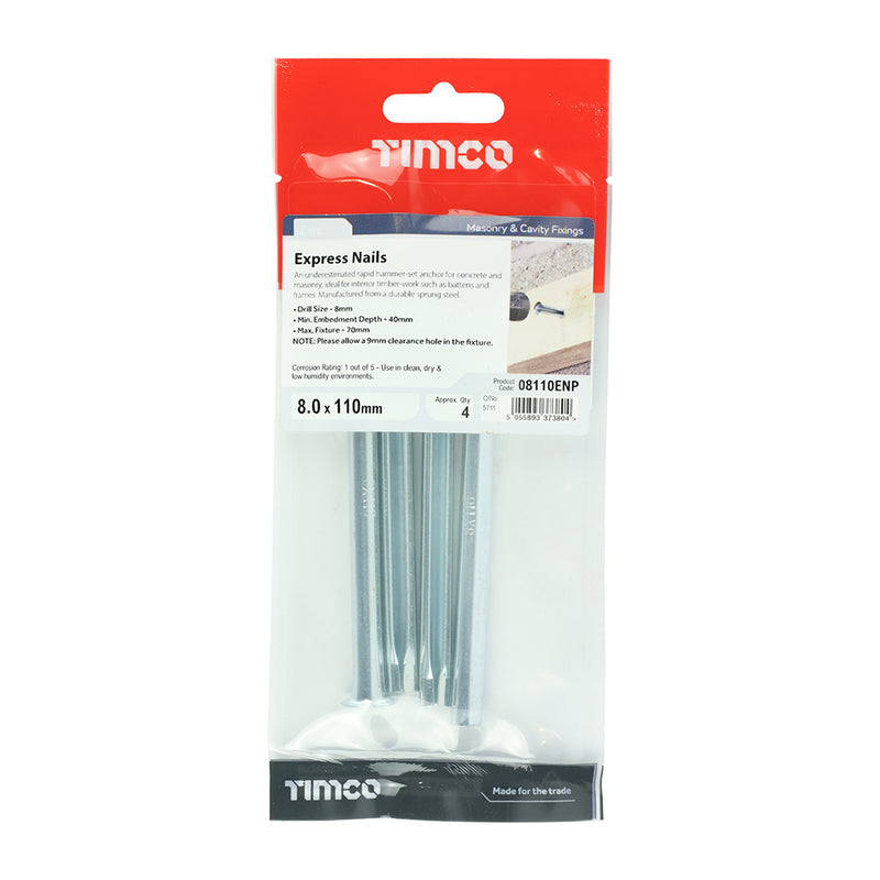 TIMCO Express Nails Silver