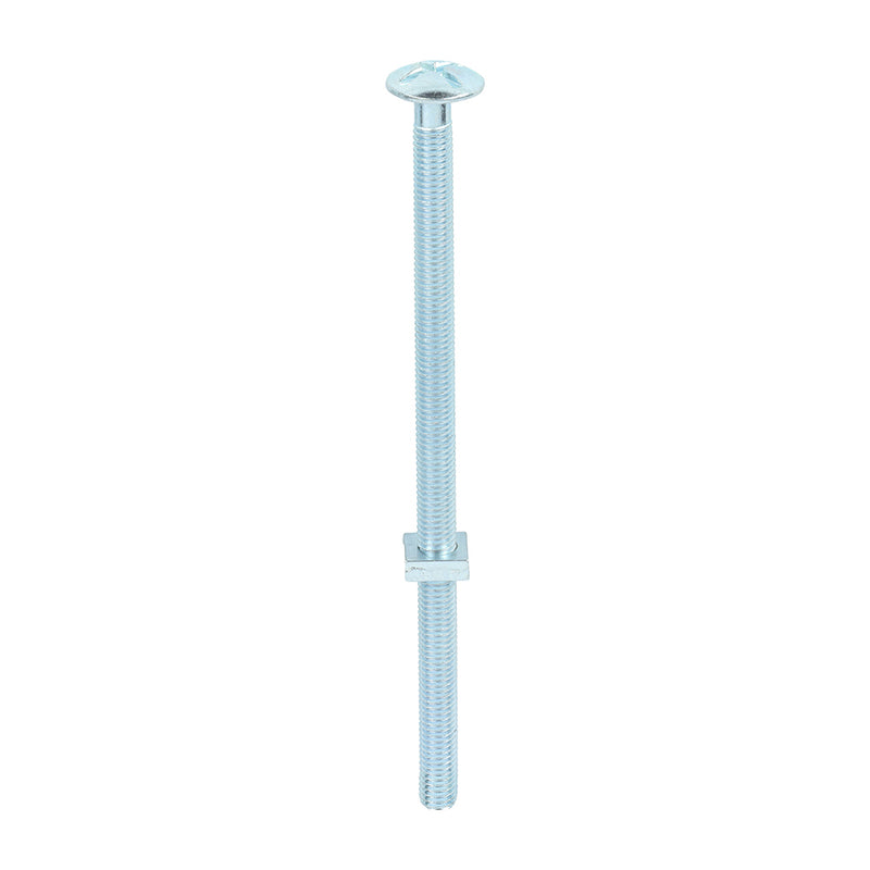 TIMCO Roofing Bolts & Square Nuts Silver — Box