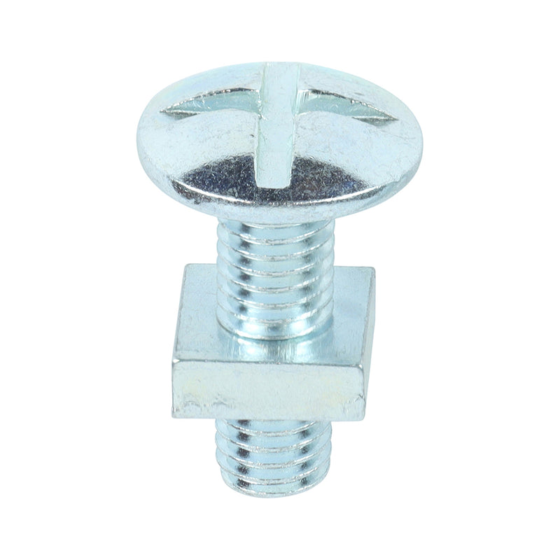 TIMCO Roofing Bolts & Square Nuts Silver — Box