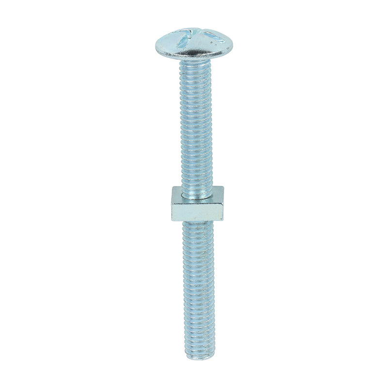 TIMCO Roofing Bolts & Square Nuts Silver — Box