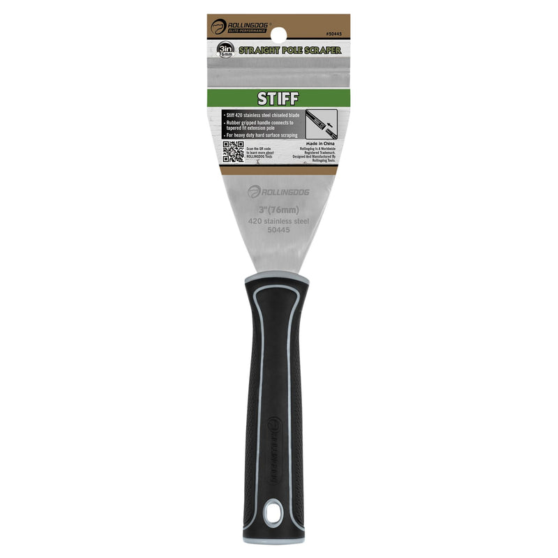 Draper 09600 ROLLINGDOG Straight Pole Scraper, 3"/76mm
