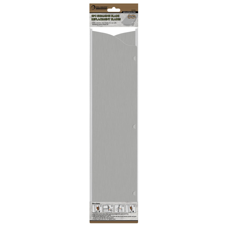 Draper 09640 ROLLINGDOG Replacement Skimming Blades, 450mm (Pack of 2)