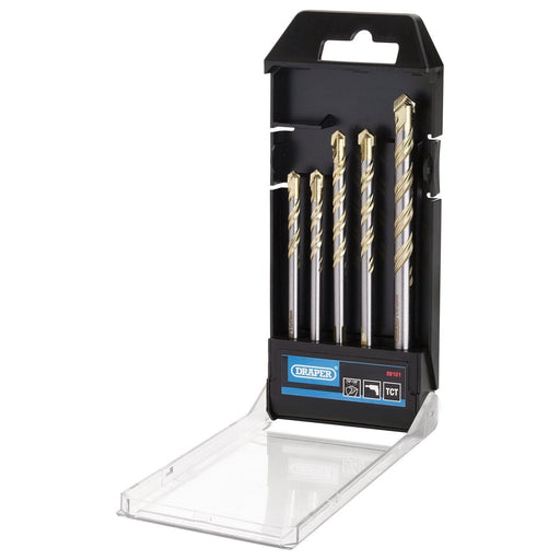 Draper 09101 Multi Construction TCT Drill Bit Set (5 Piece)