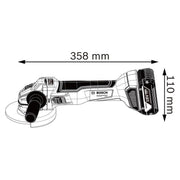 Bosch GWS 18V-10 Professional Angle Grinder 125mm 18V Bare Unit Bosch - RockBottom Northampton