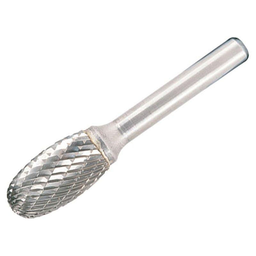 Dormer Solid Carbide Rotary Bright Burr Oval 9.6mm x 6mm Dormer - RockBottom Northampton
